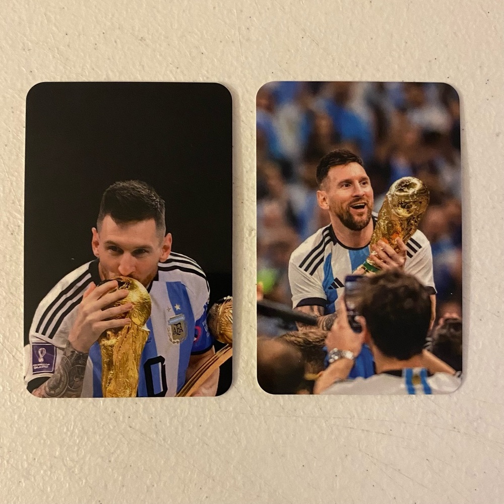 Lionel Messi Photocard set 2x3 inches